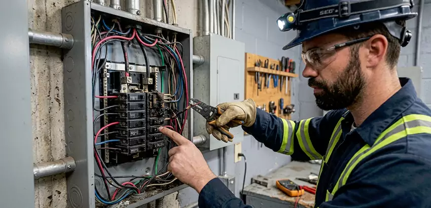 Breaker Box Short Circuit Repair in Bessemer